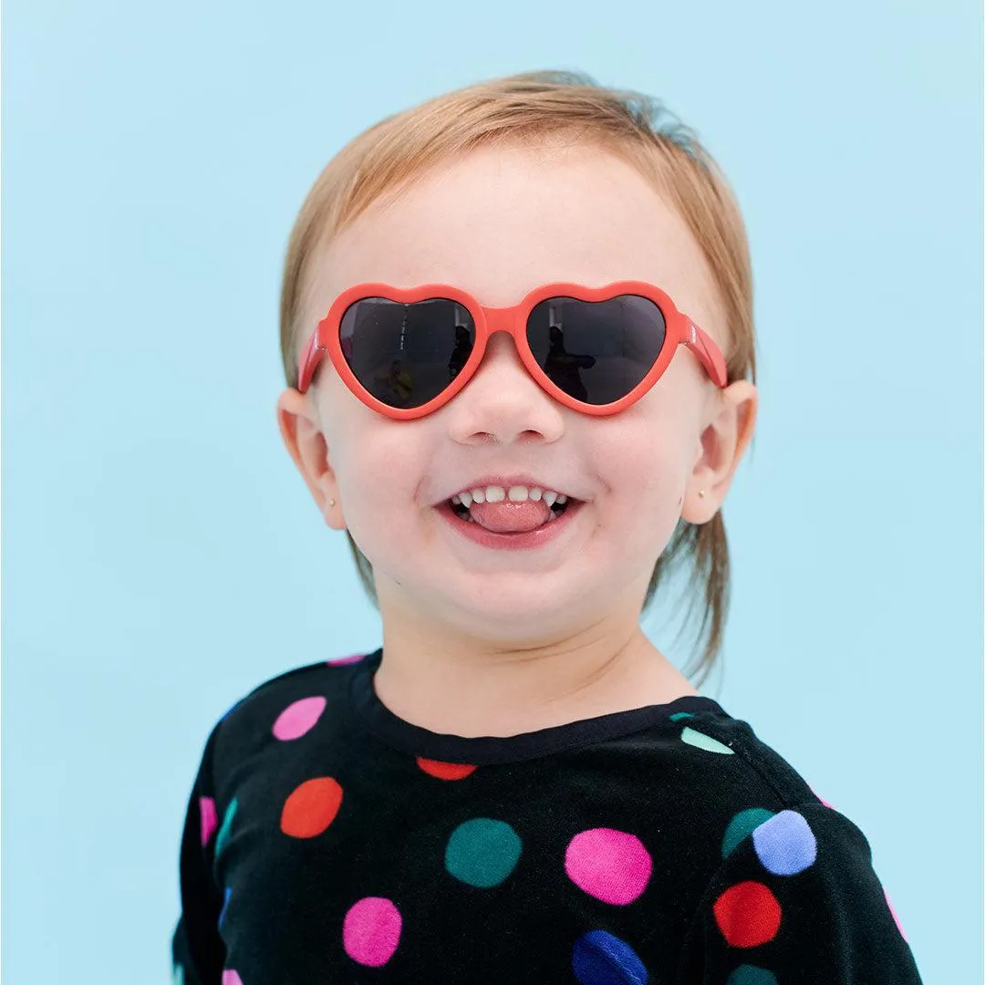 Babiators Original Heart Sunglasses- Candy Apple