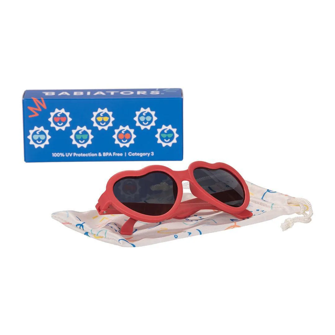 Babiators Original Heart Sunglasses- Candy Apple