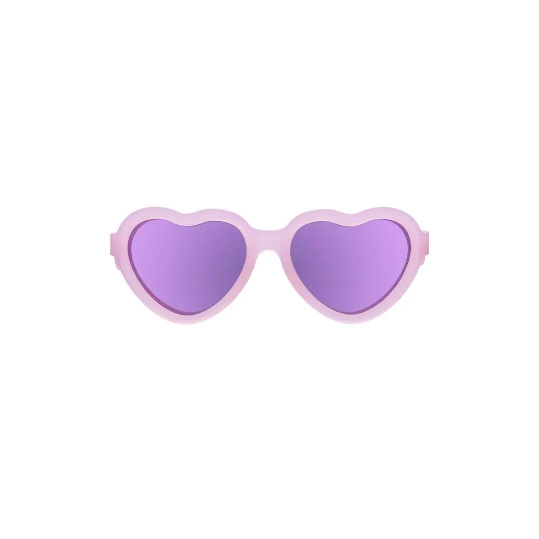 Babiators Polarised Heart Sunglasses - Frosted Pink