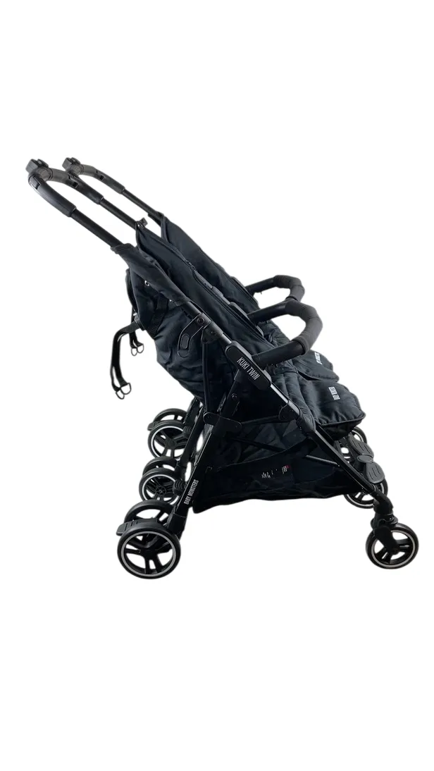 Baby Monsters Kuki Twin Double Stroller, 2019, Black, S3