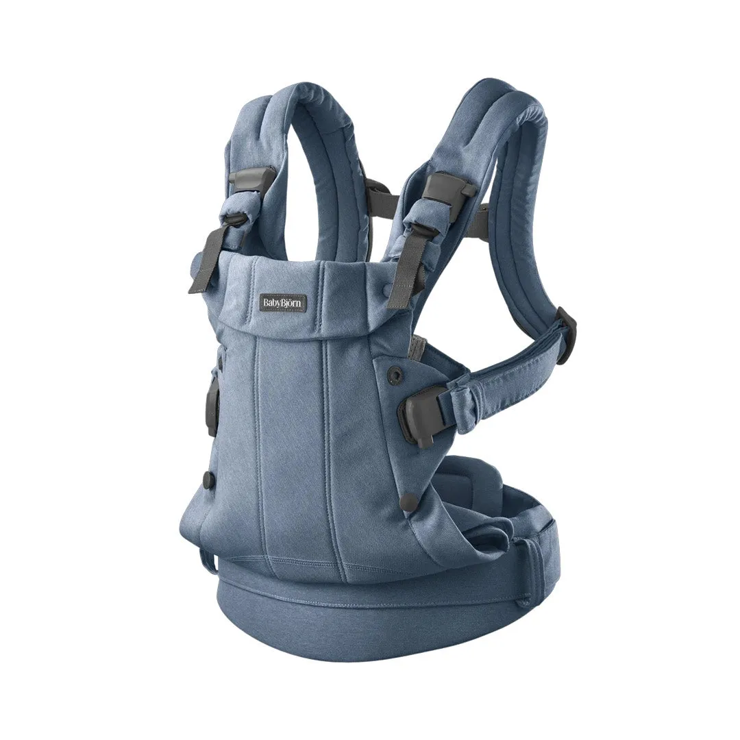 BabyBjorn Harmony Woven Melange - Blue