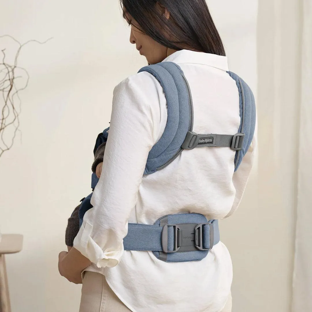 BabyBjorn Harmony Woven Melange - Blue