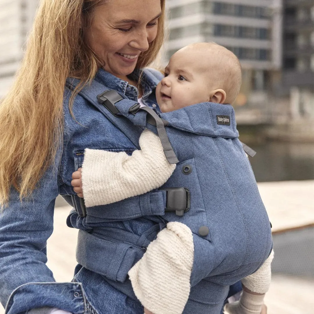 BabyBjorn Harmony Woven Melange - Blue