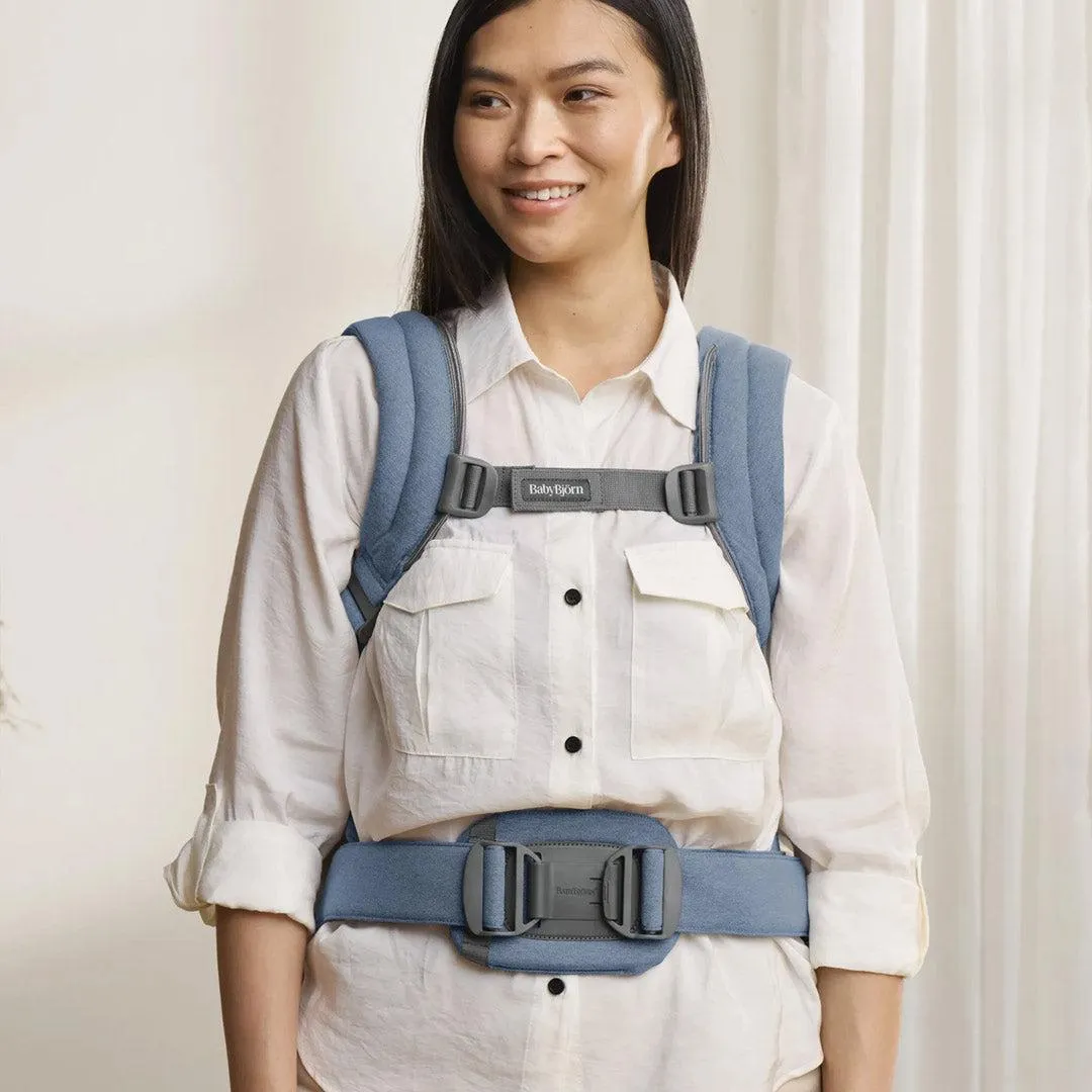 BabyBjorn Harmony Woven Melange - Blue