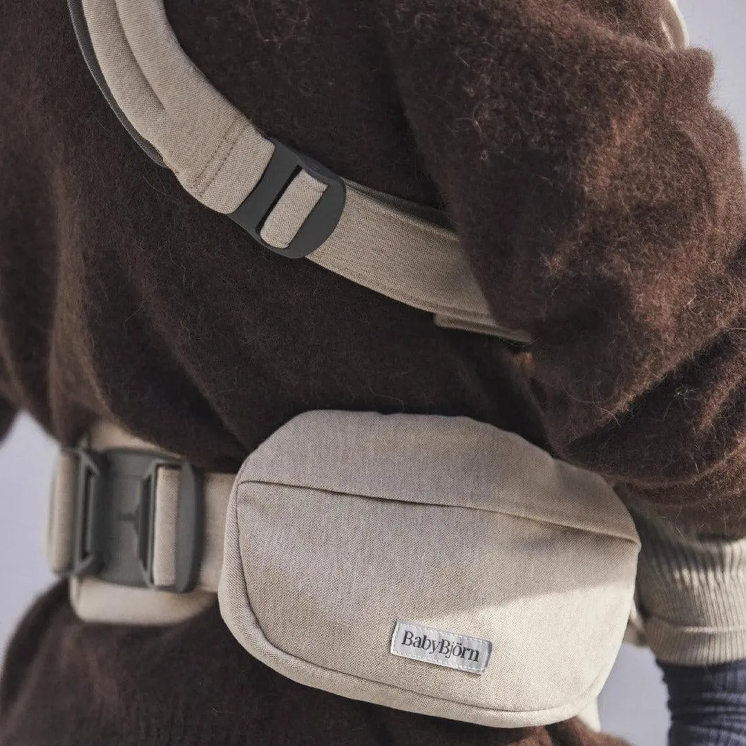 BabyBjorn Pocket Pouch Woven Melange - Light Beige