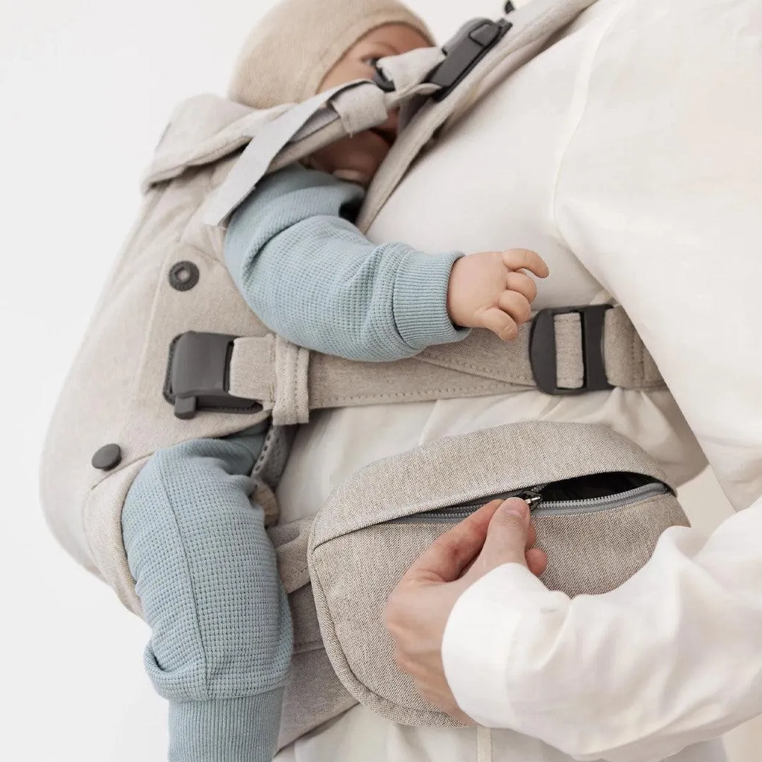 BabyBjorn Pocket Pouch Woven Melange - Light Beige