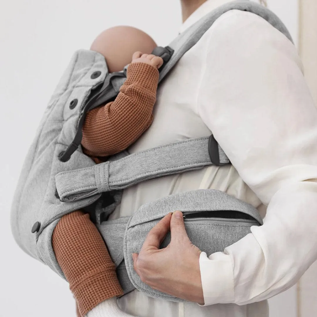 BabyBjorn Pocket Pouch Woven Melange - Light Gray