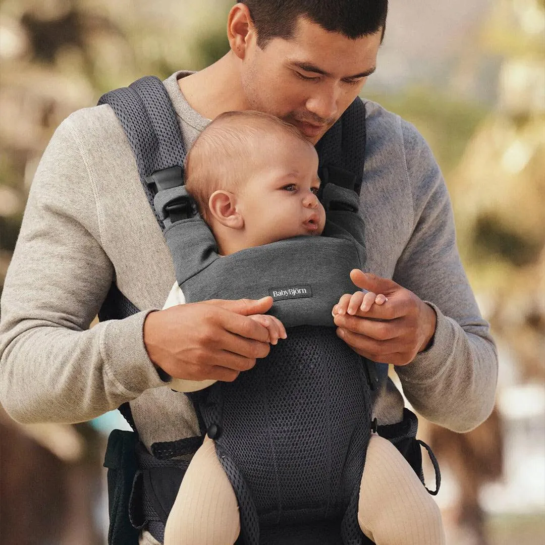 BabyBjrn Bib for Harmony Jersey - Dark Grey