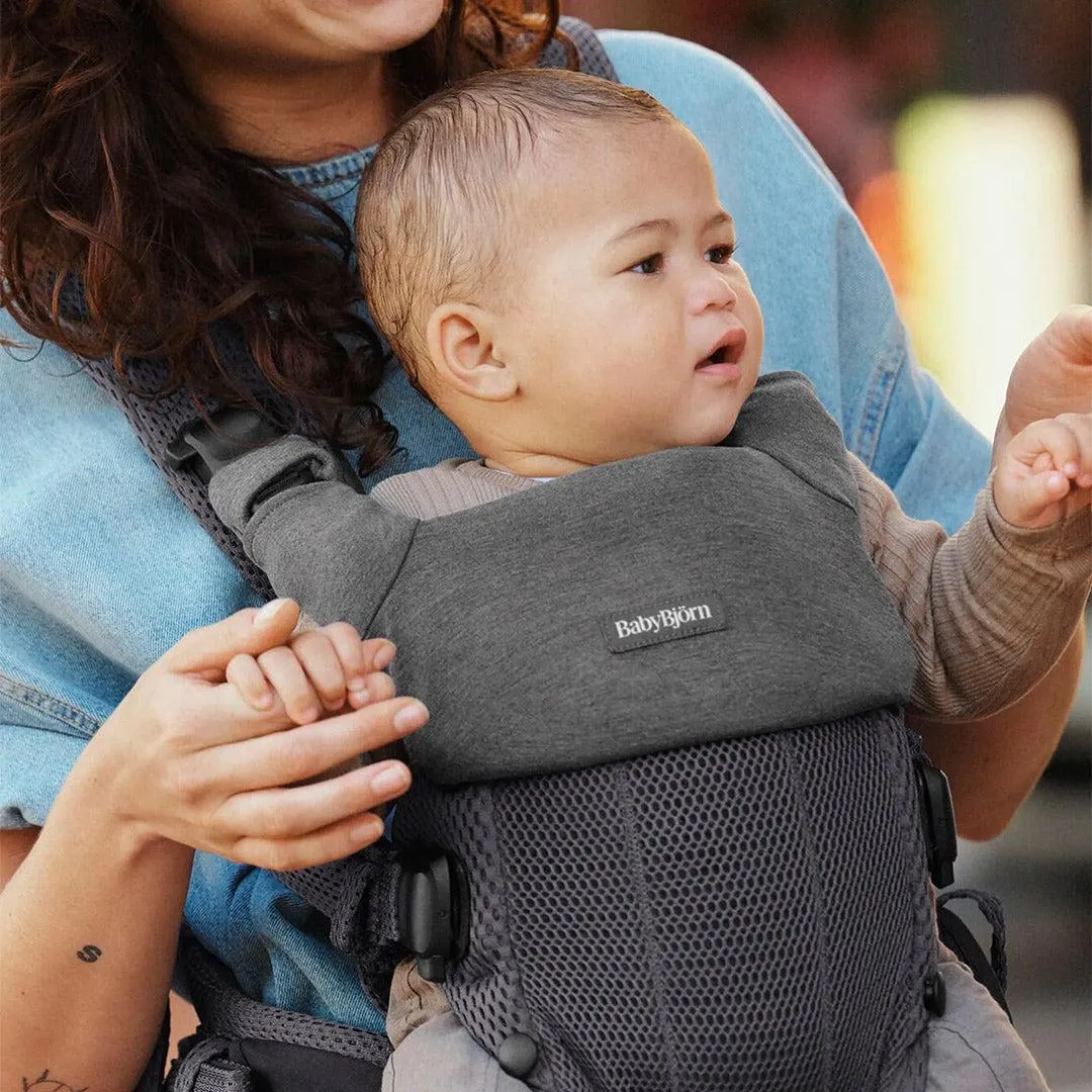BabyBjrn Bib for Harmony Jersey - Dark Grey