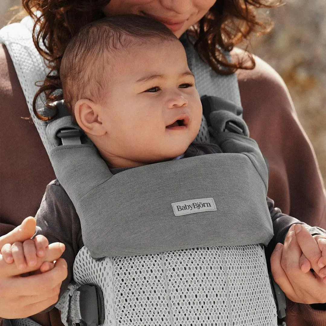 BabyBjrn Bib for Harmony Jersey - Light Grey