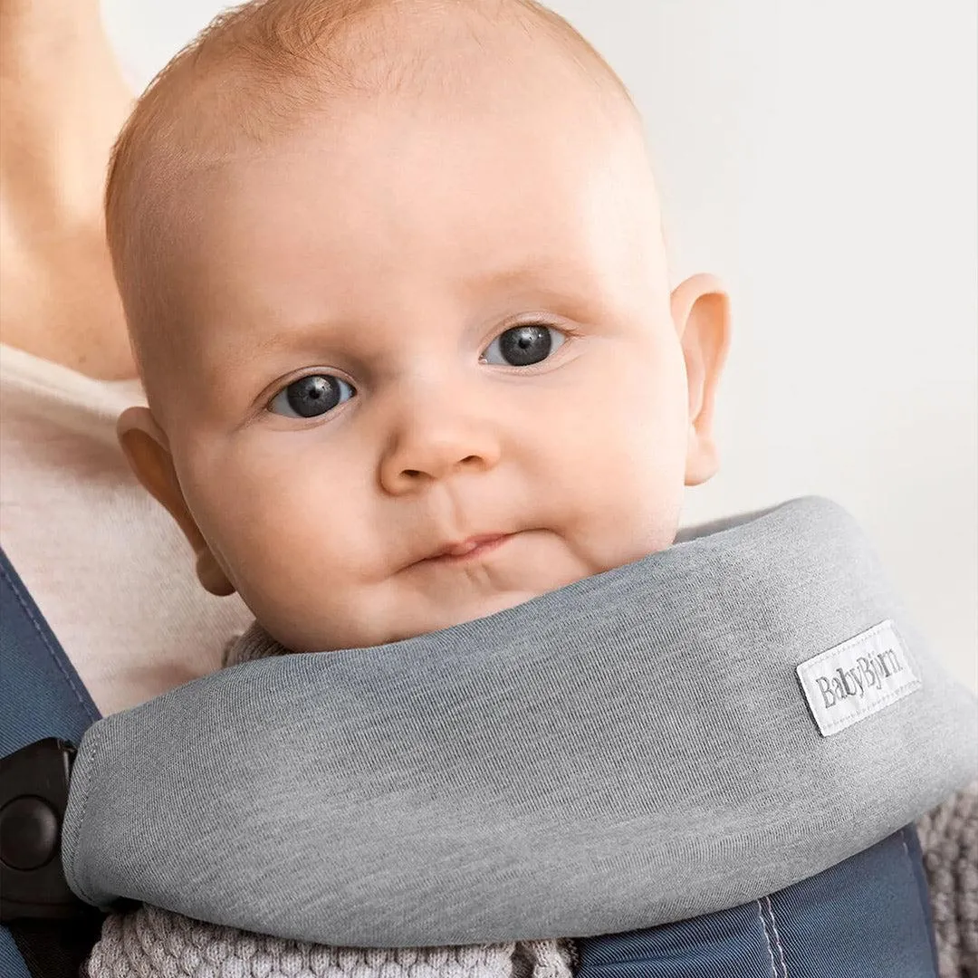 BabyBjrn Bib for Mini/Move Jersey 2pk - Light Grey