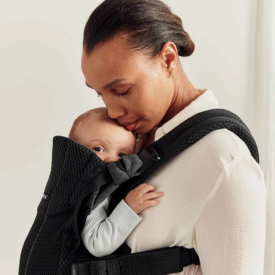 BabyBjrn Harmony 3D Mesh/Jersey Baby Carrier - Black