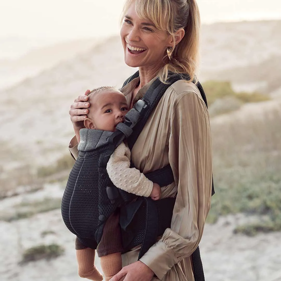 BabyBjrn Harmony 3D Mesh/Jersey Baby Carrier - Black