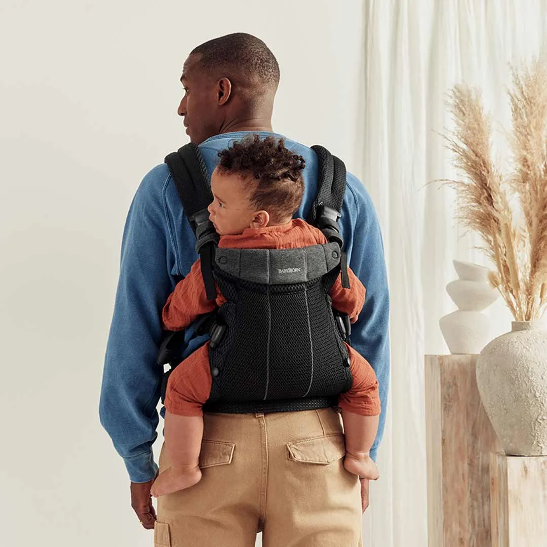 BabyBjrn Harmony 3D Mesh/Jersey Baby Carrier - Black