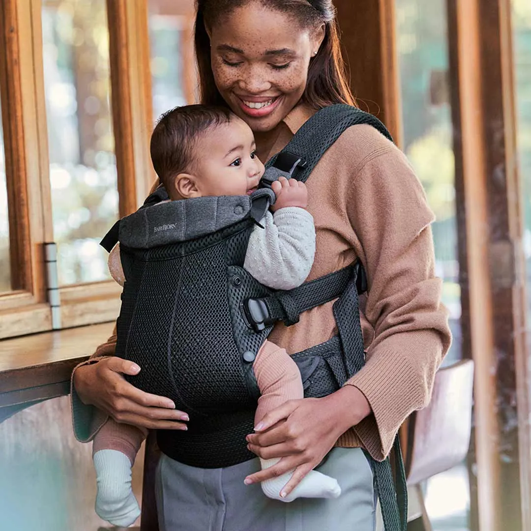 BabyBjrn Harmony 3D Mesh/Jersey Baby Carrier - Black