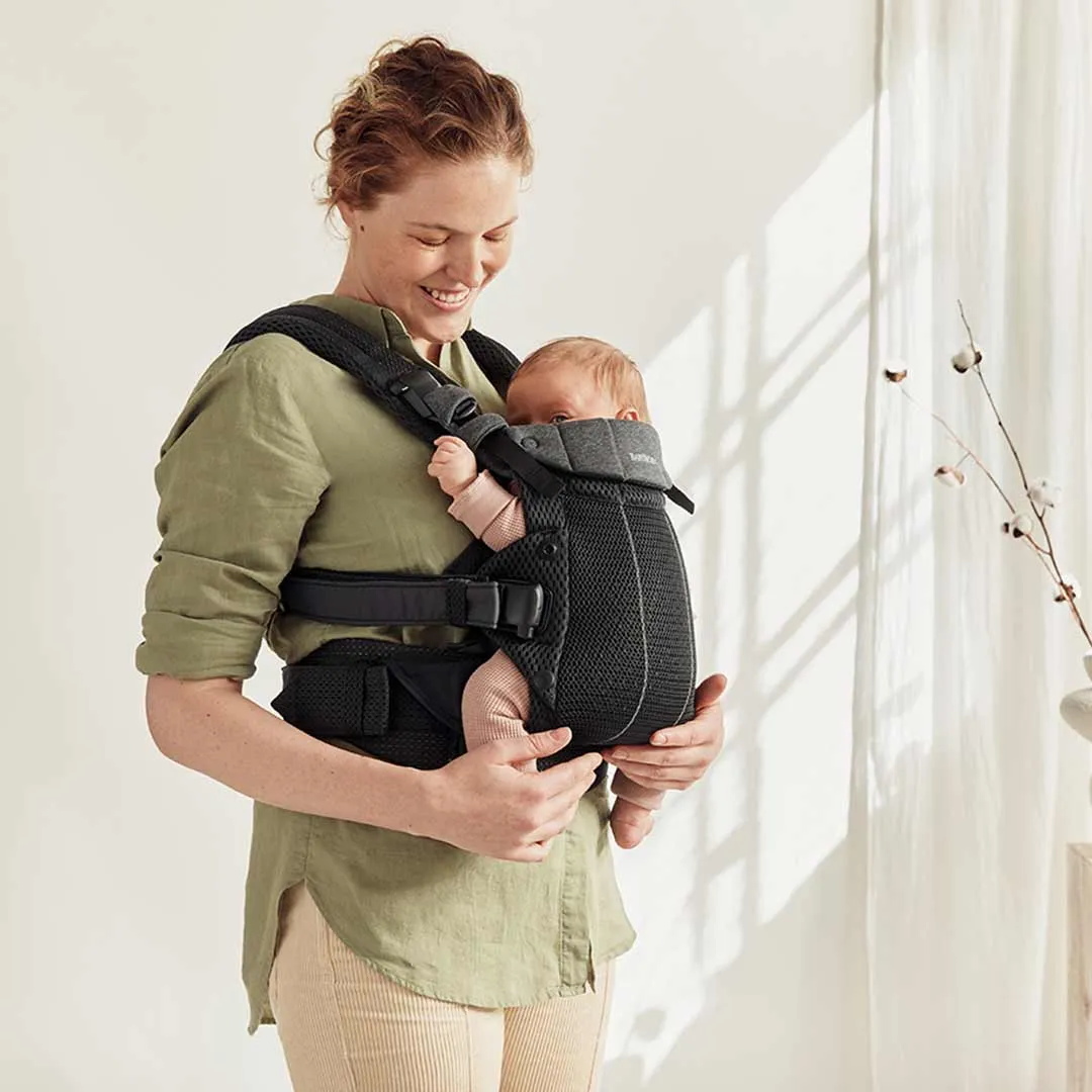BabyBjrn Harmony 3D Mesh/Jersey Baby Carrier - Black