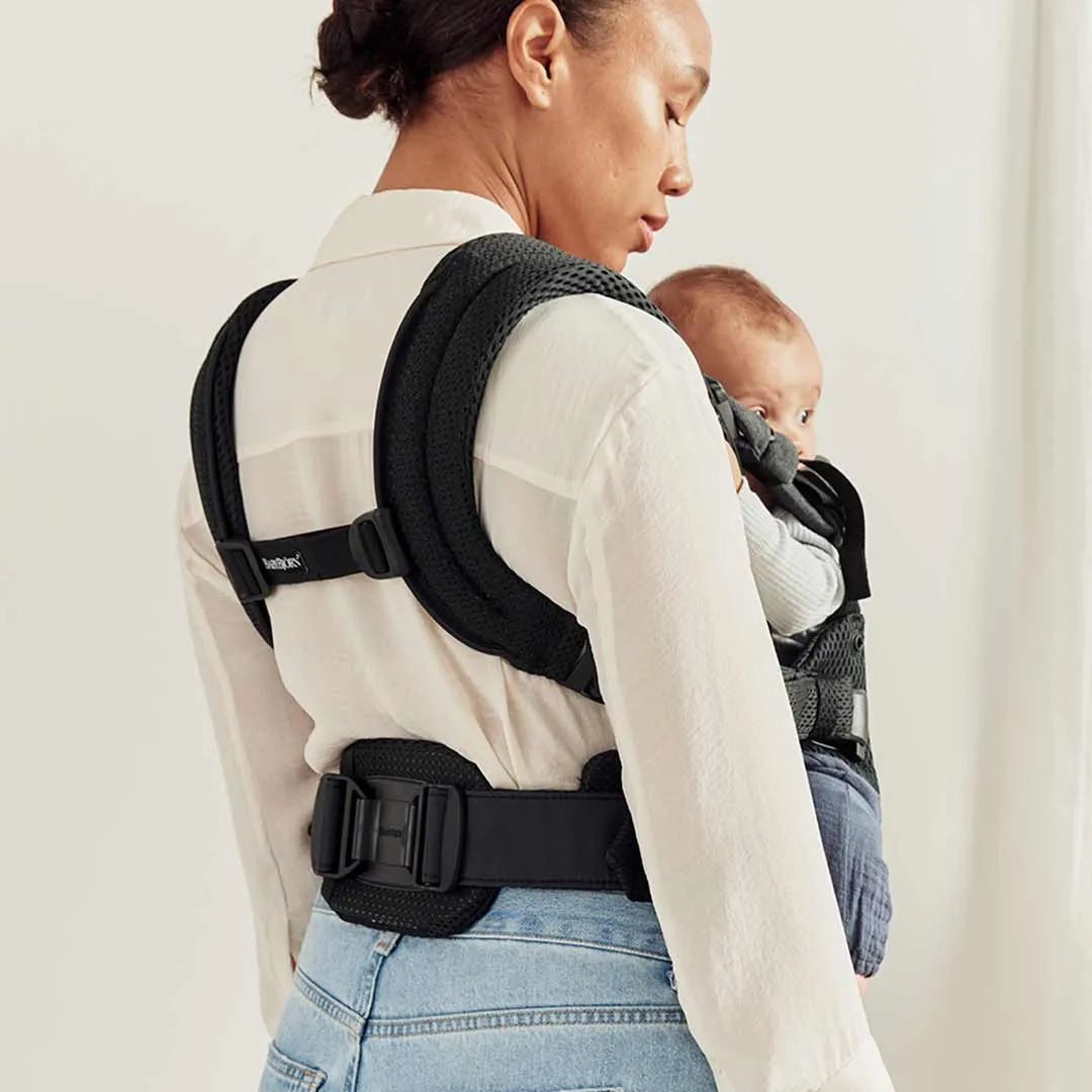 BabyBjrn Harmony 3D Mesh/Jersey Baby Carrier - Black