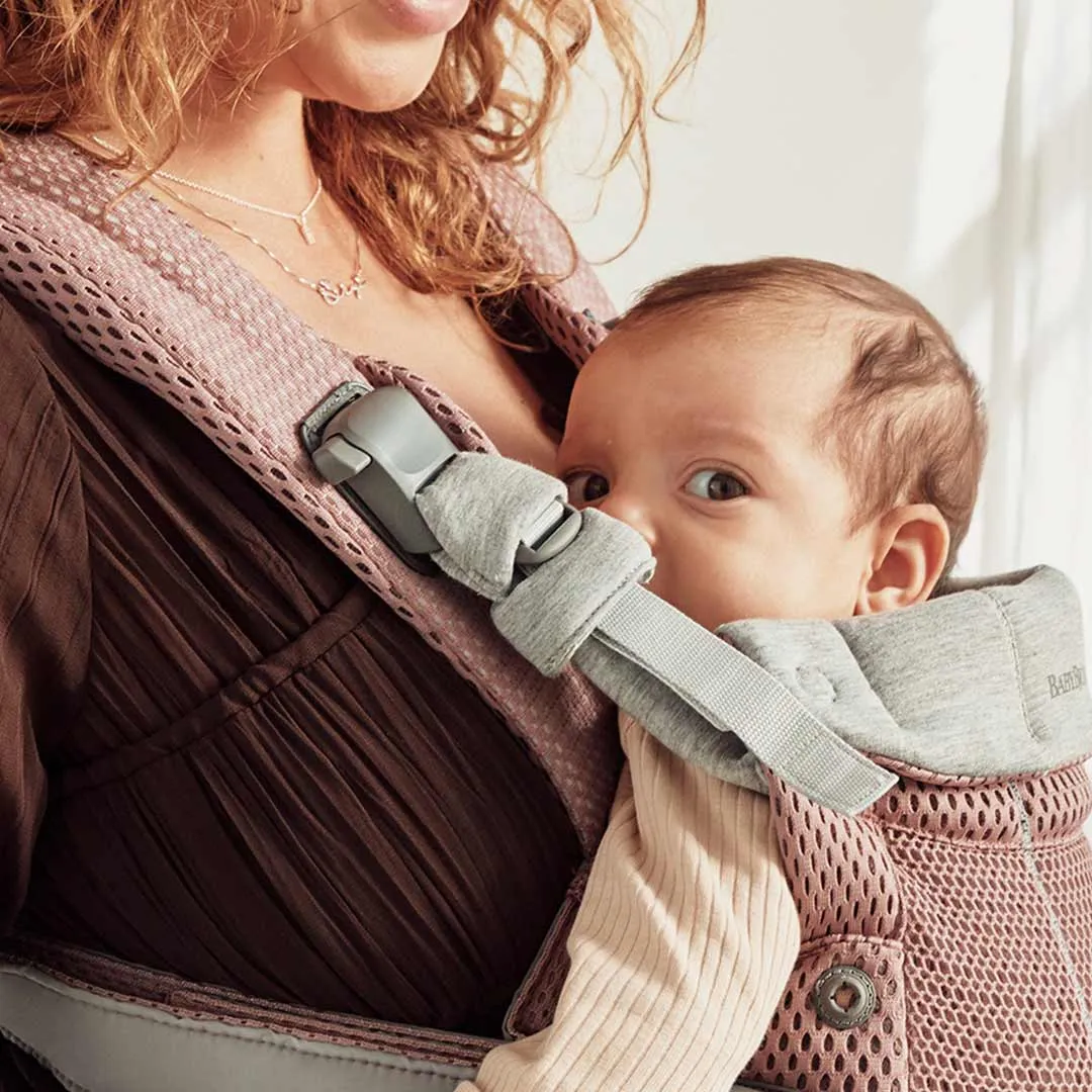 BabyBjrn Harmony 3D Mesh/Jersey Baby Carrier - Dusty Pink