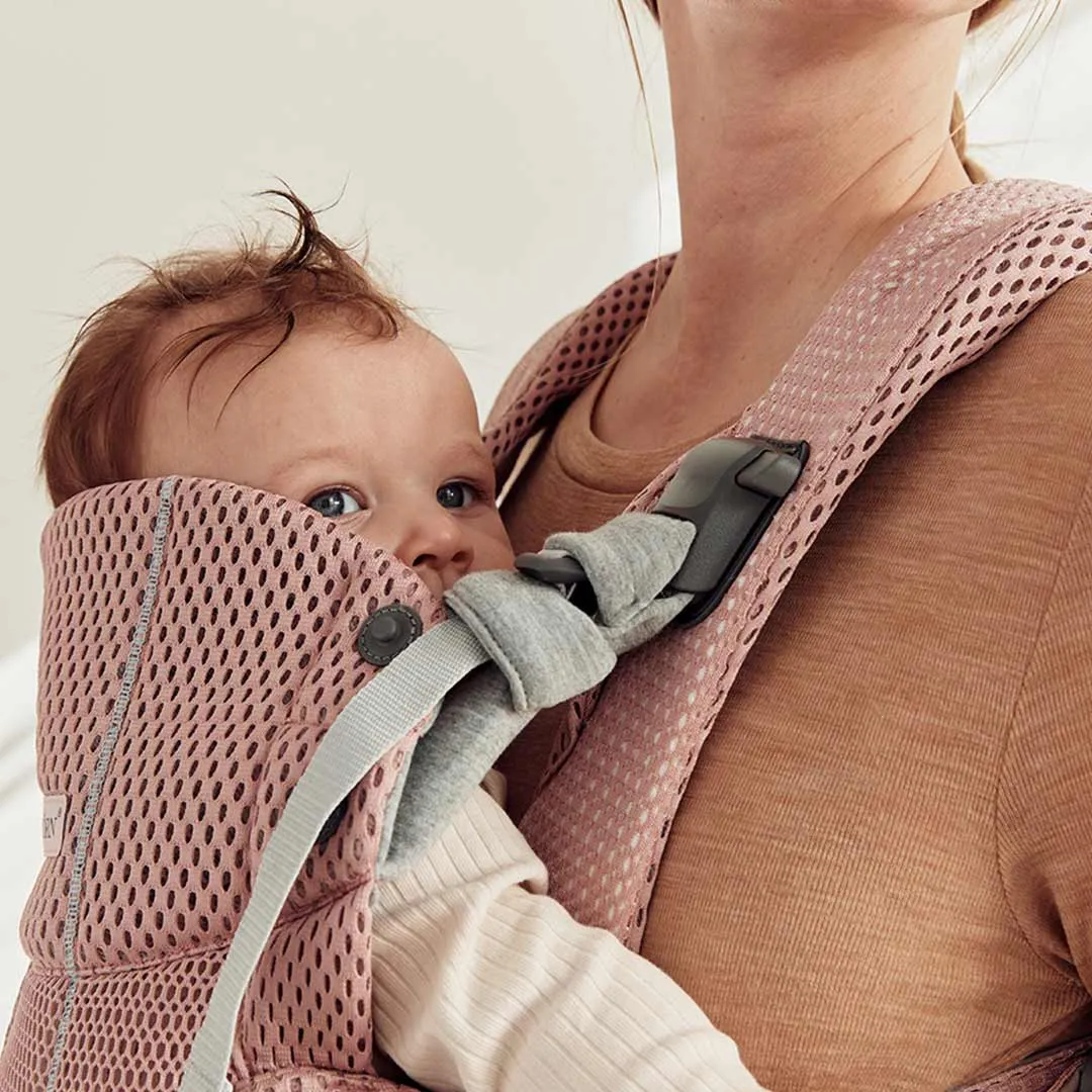BabyBjrn Harmony 3D Mesh/Jersey Baby Carrier - Dusty Pink