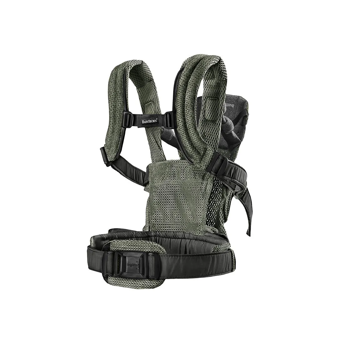 BabyBjrn Harmony Baby Carrier - Dark Green - 3D Mesh