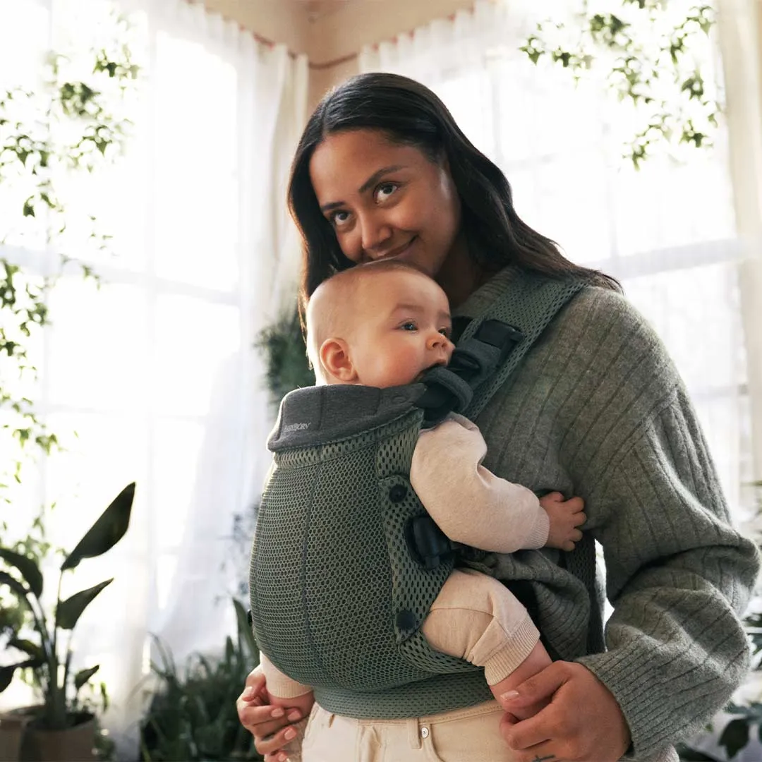 BabyBjrn Harmony Baby Carrier - Dark Green - 3D Mesh