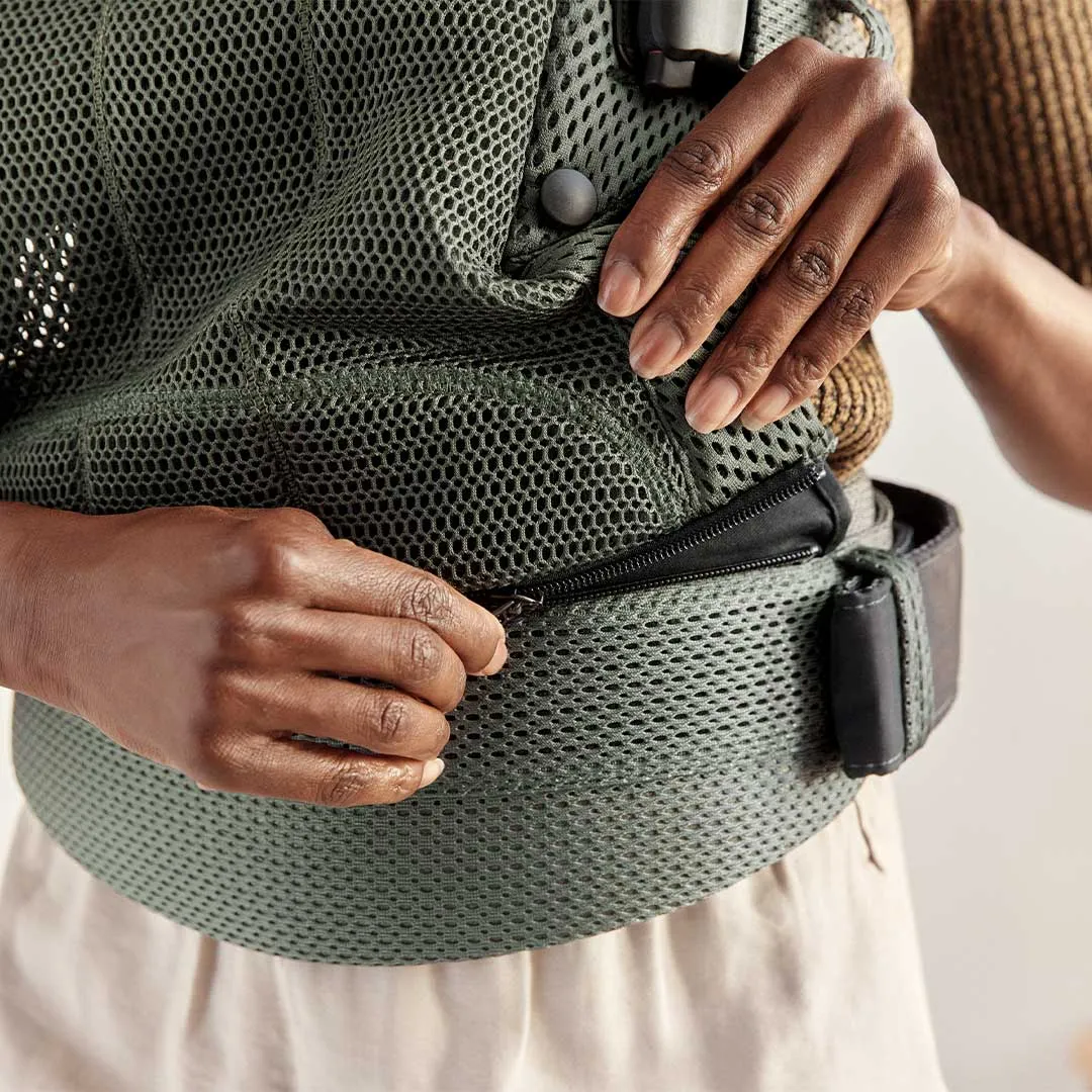 BabyBjrn Harmony Baby Carrier - Dark Green - 3D Mesh