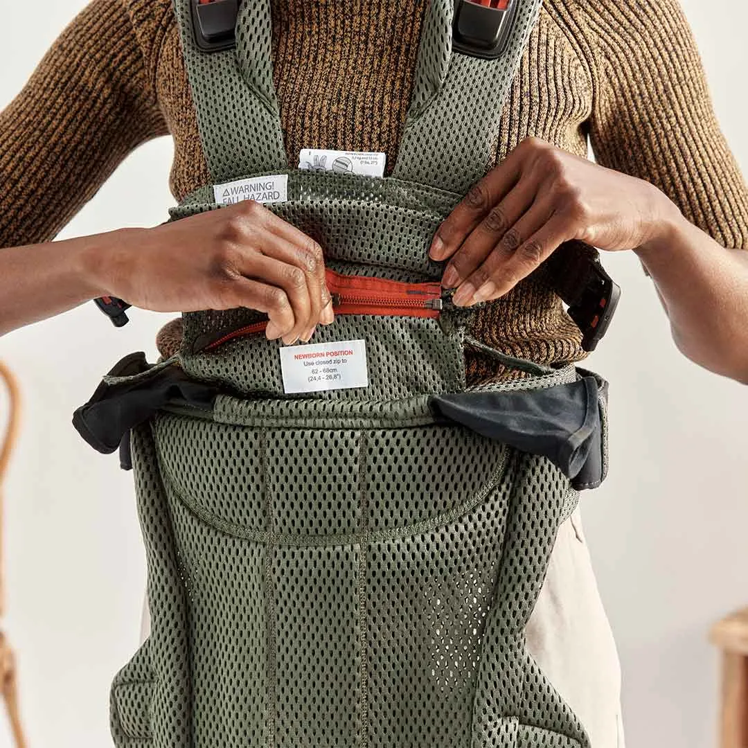 BabyBjrn Harmony Baby Carrier - Dark Green - 3D Mesh