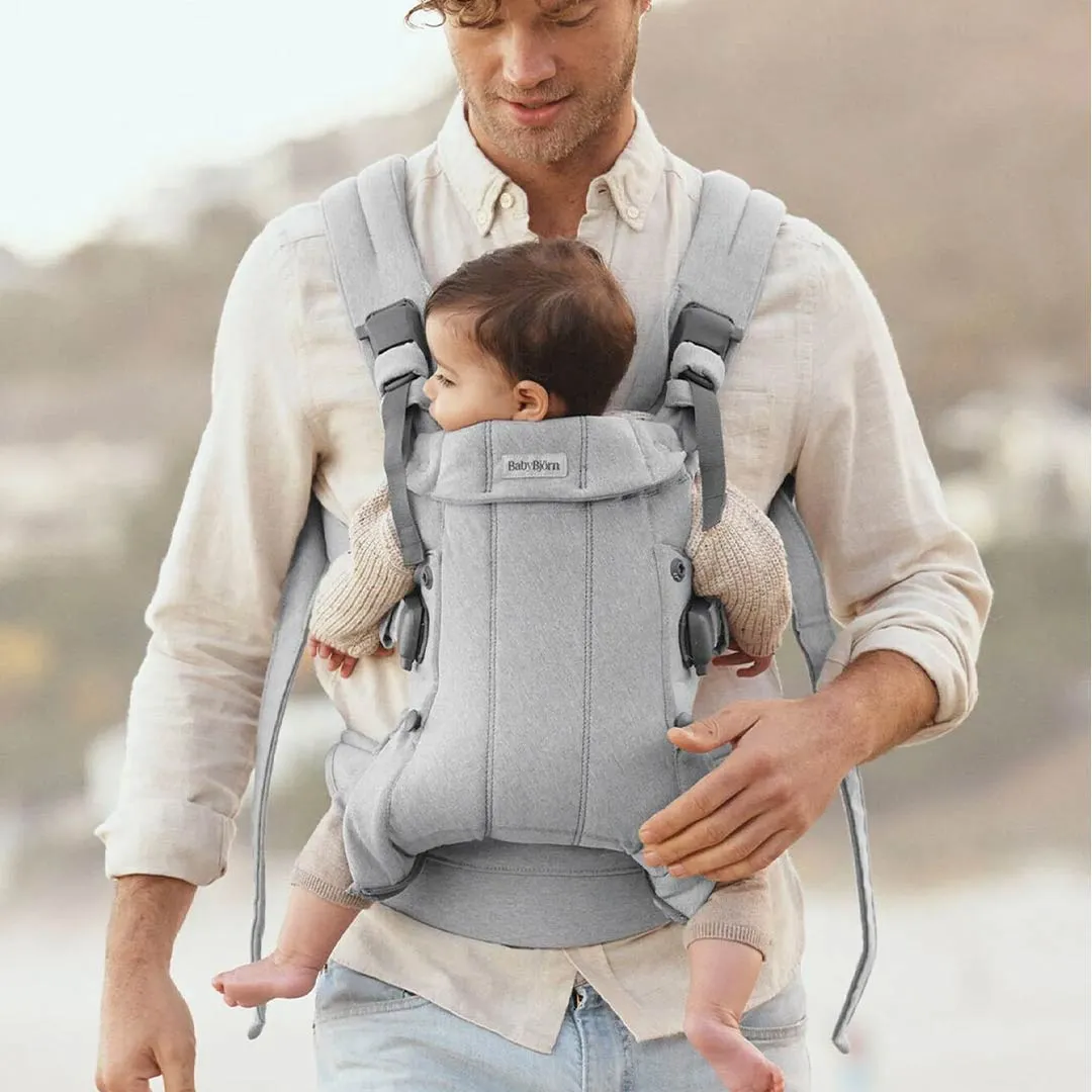 BabyBjrn Harmony Woven Mlange - Light Grey