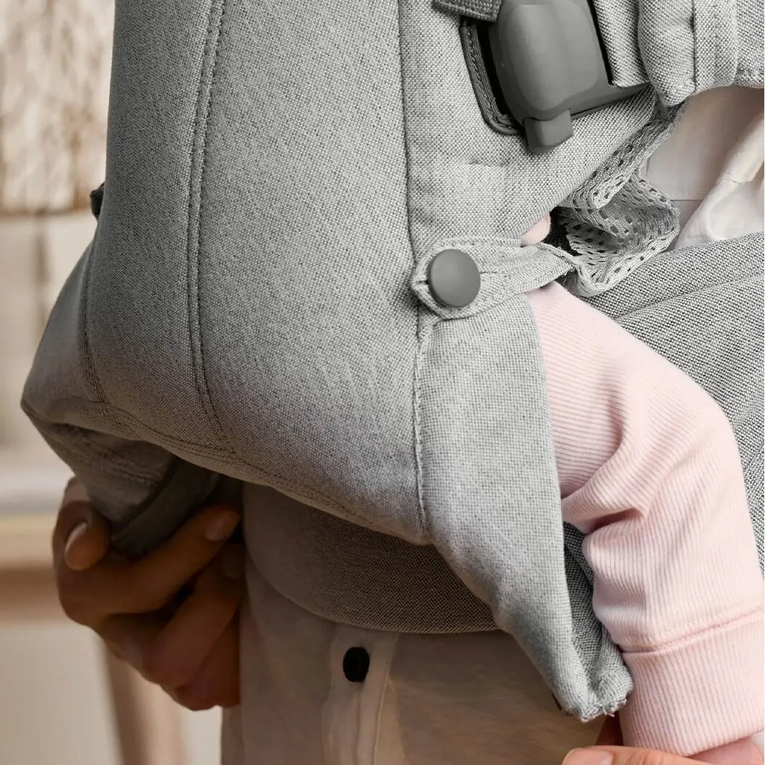 BabyBjrn Harmony Woven Mlange - Light Grey