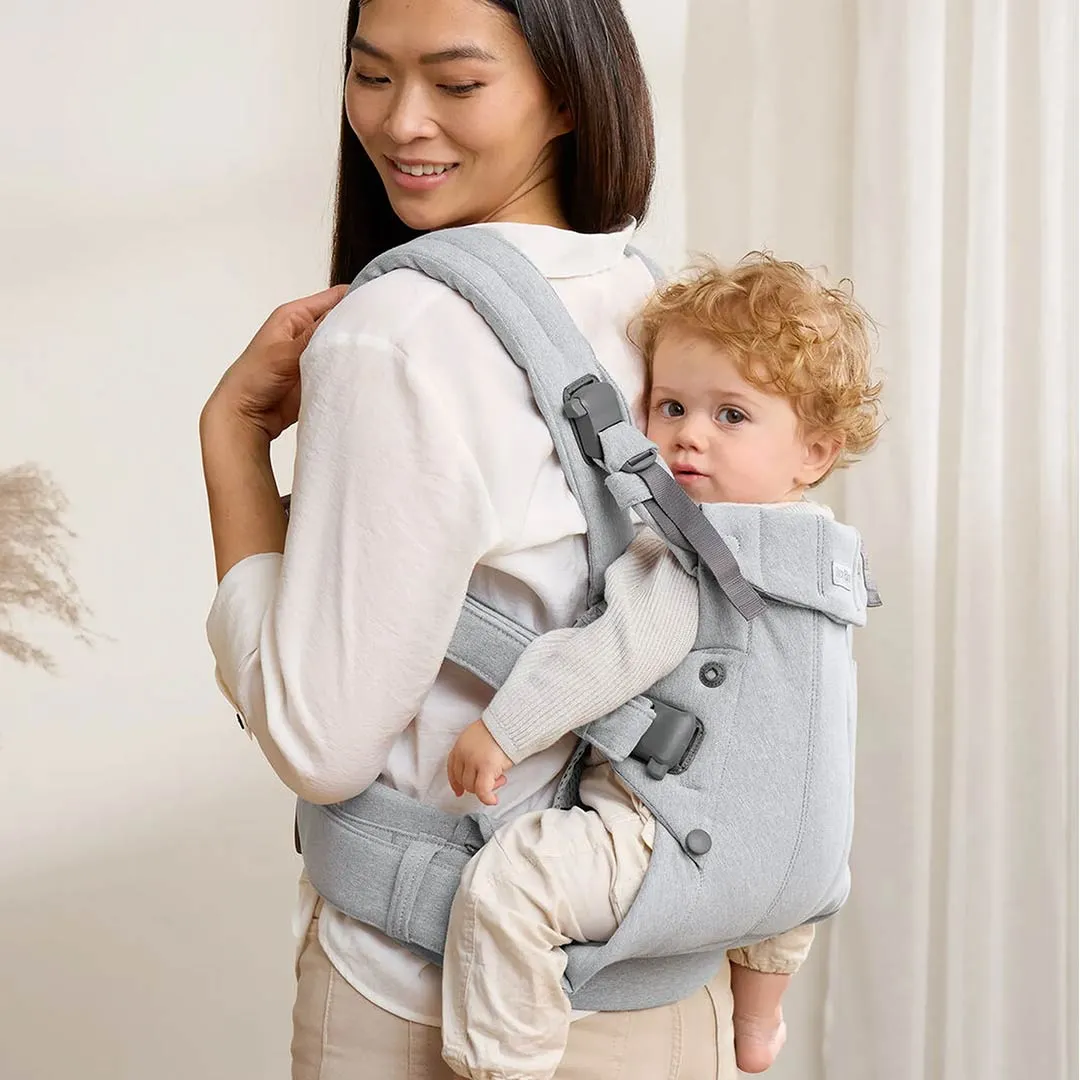 BabyBjrn Harmony Woven Mlange - Light Grey