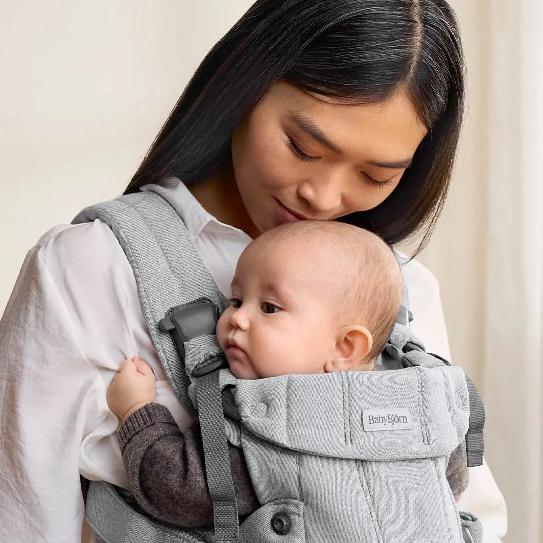 BabyBjrn Harmony Woven Mlange - Light Grey