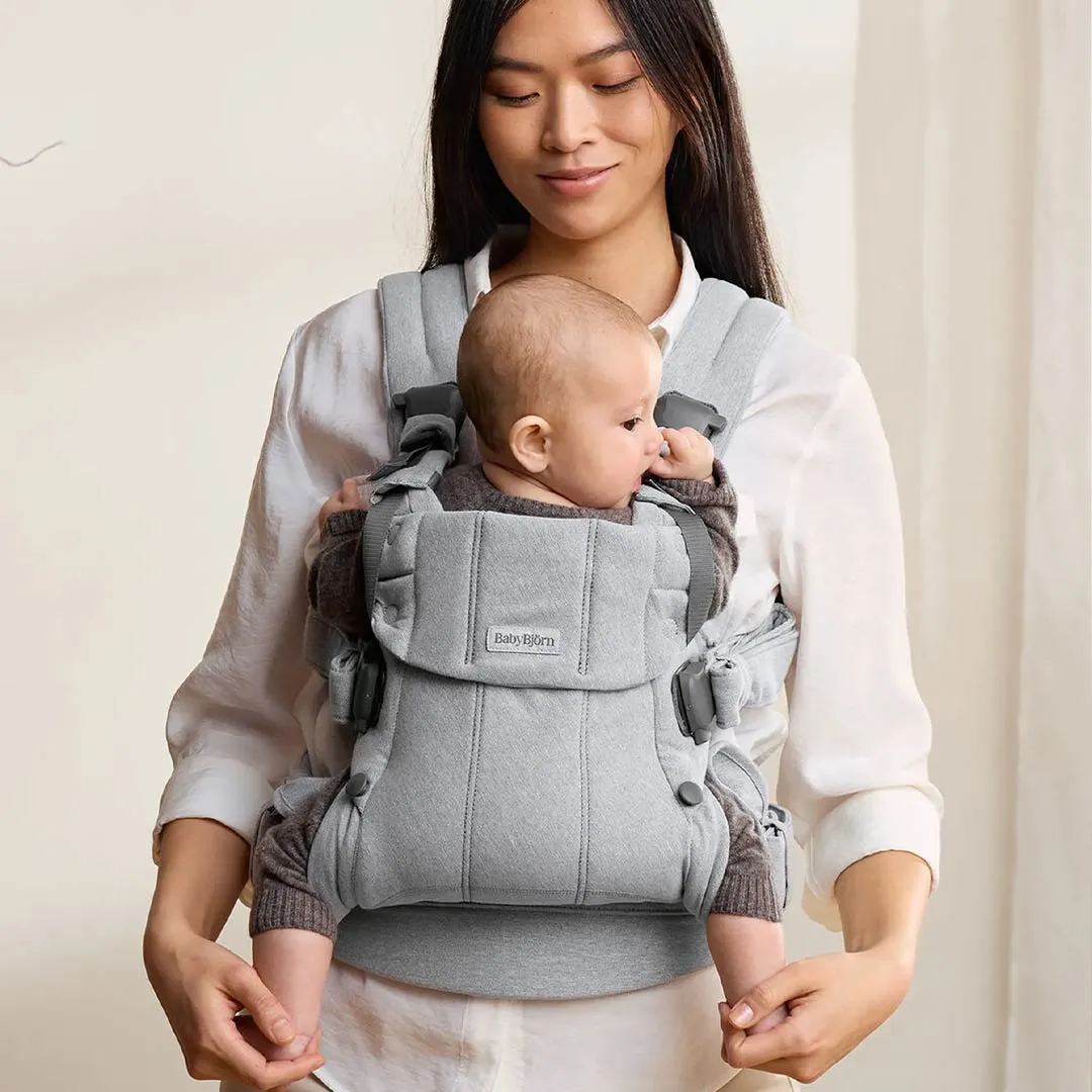 BabyBjrn Harmony Woven Mlange - Light Grey
