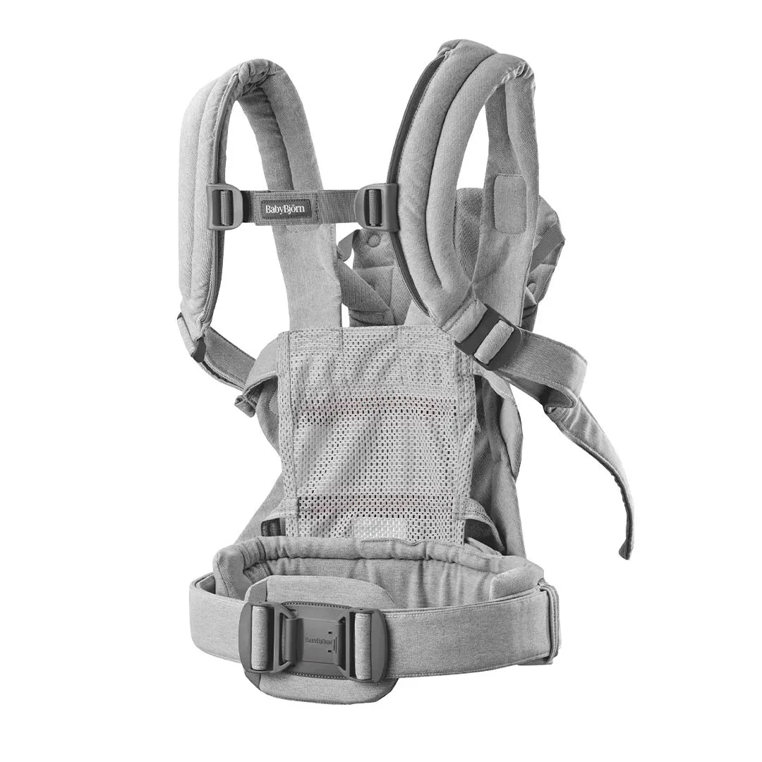 BabyBjrn Harmony Woven Mlange - Light Grey