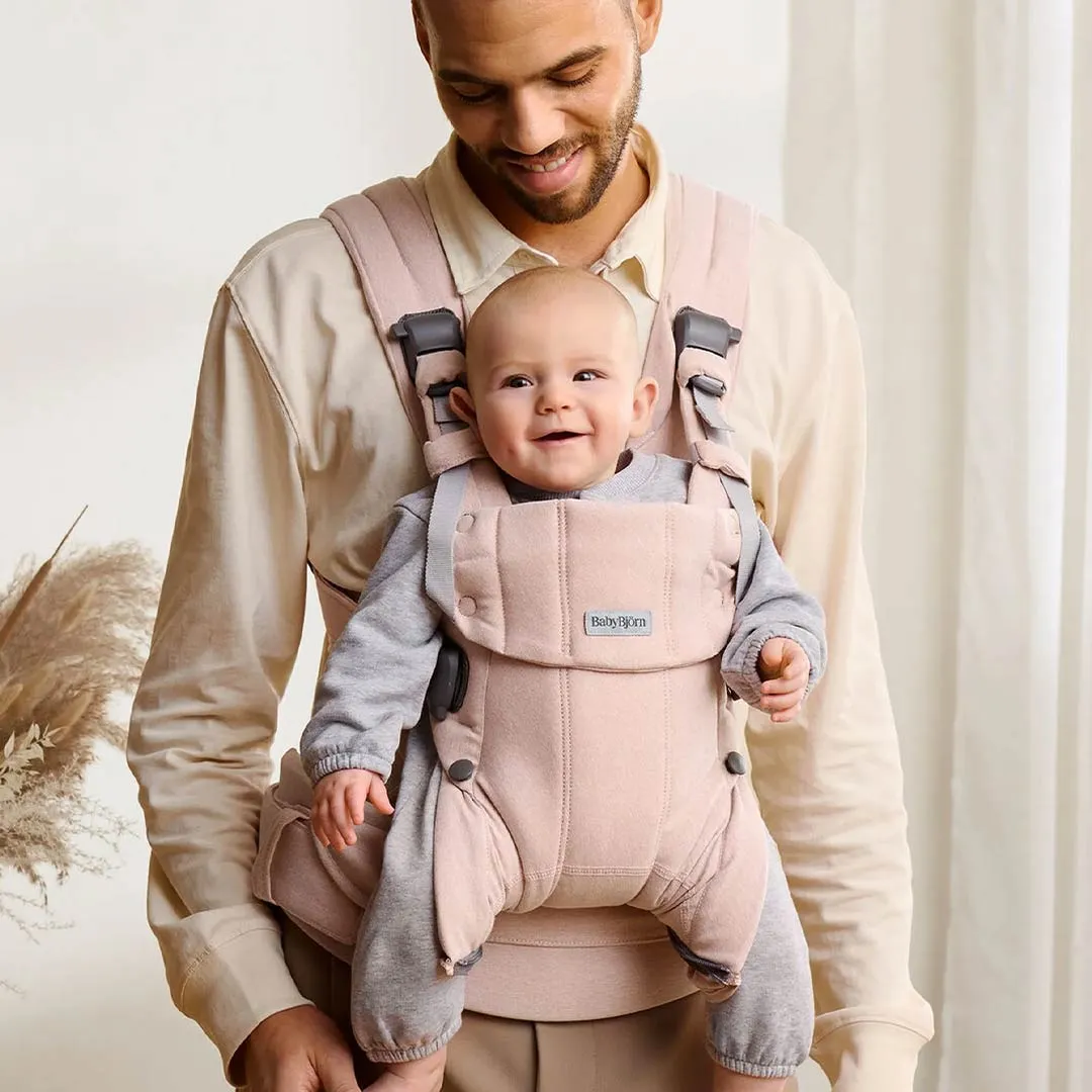 BabyBjrn Harmony Woven Mlange - Light Pink