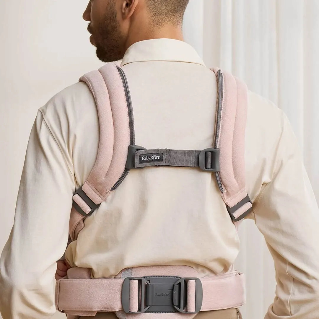 BabyBjrn Harmony Woven Mlange - Light Pink