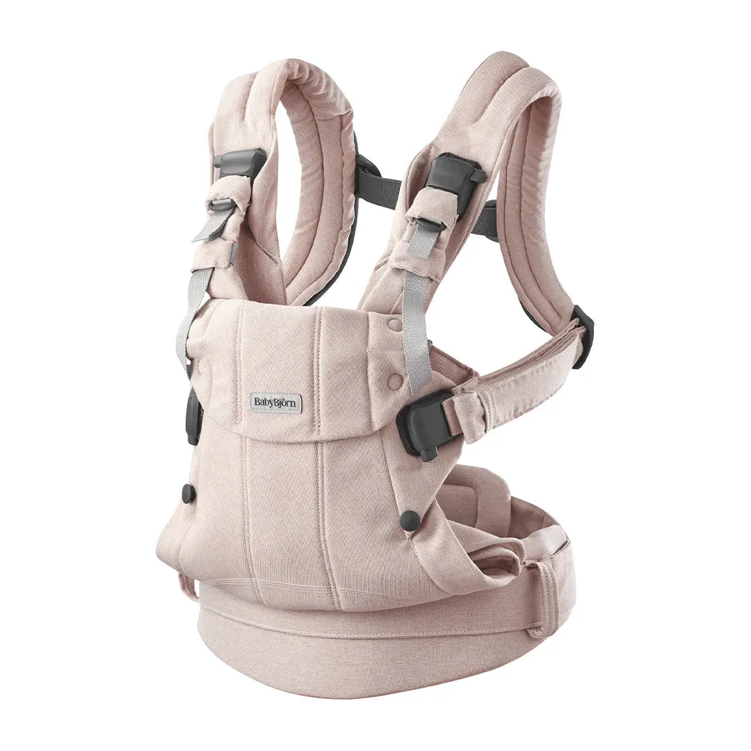 BabyBjrn Harmony Woven Mlange - Light Pink
