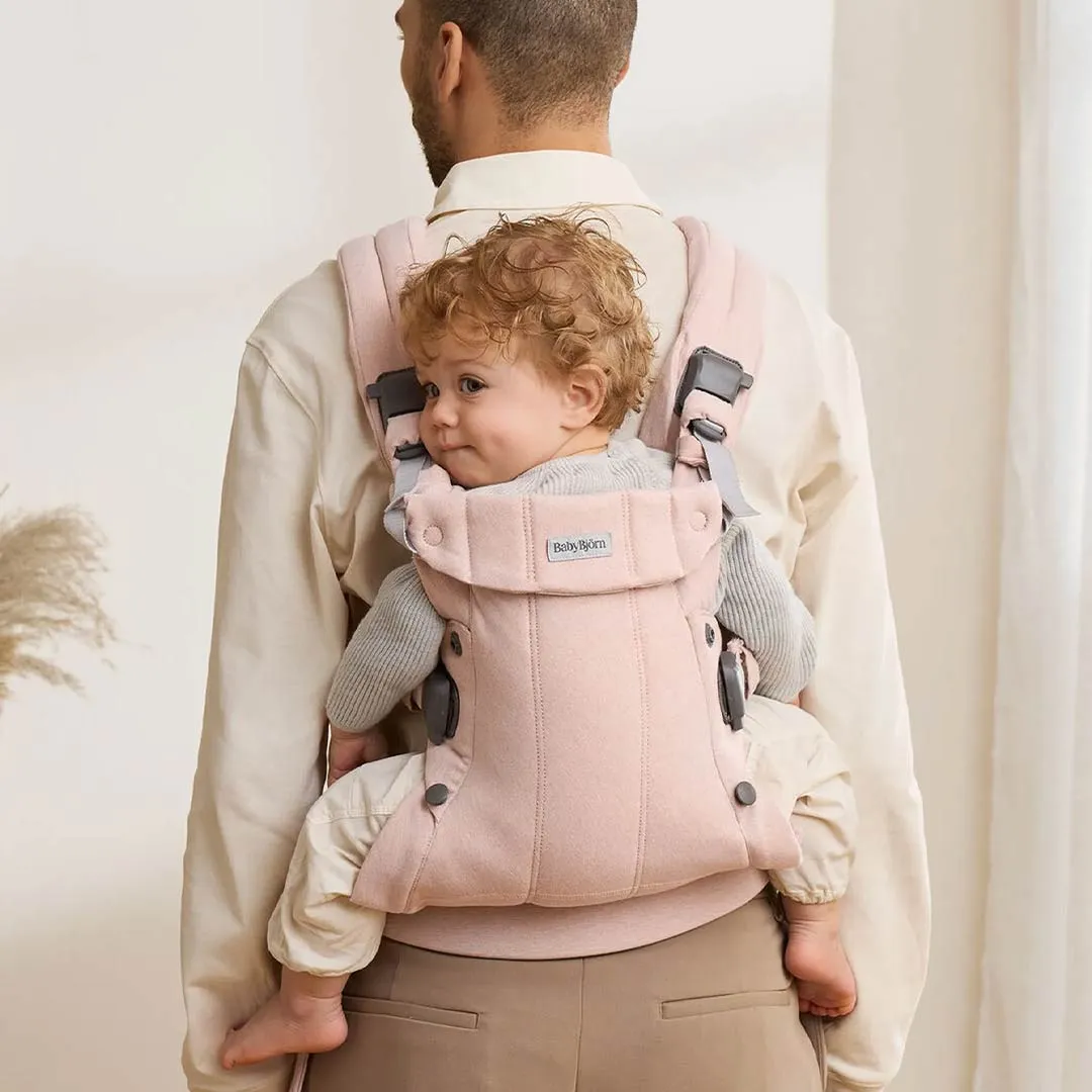 BabyBjrn Harmony Woven Mlange - Light Pink