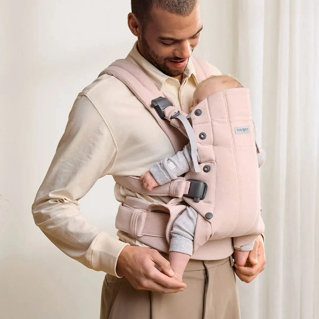 BabyBjrn Harmony Woven Mlange - Light Pink
