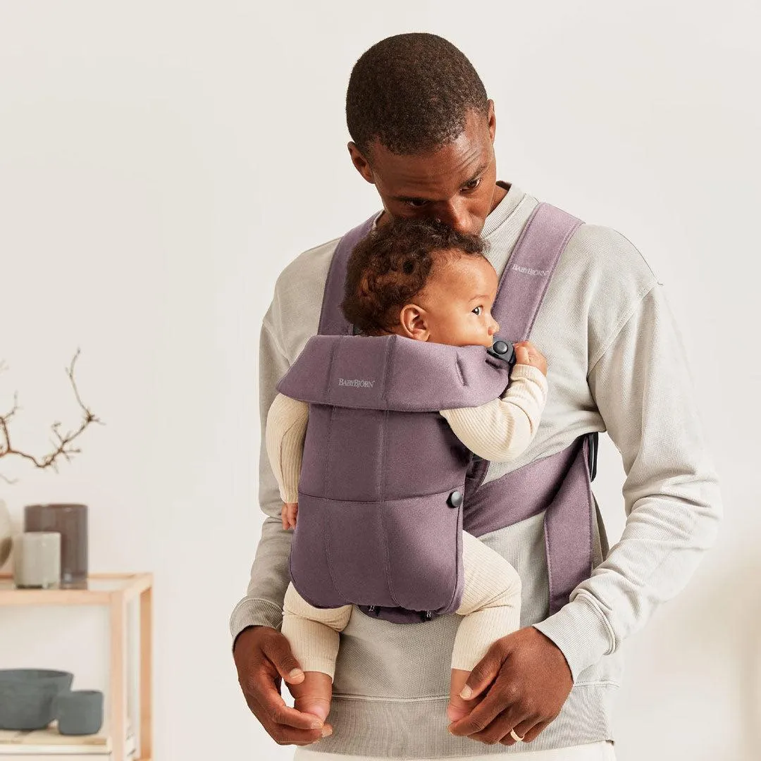 BabyBjrn Mini Cotton Baby Carrier - Dark Purple