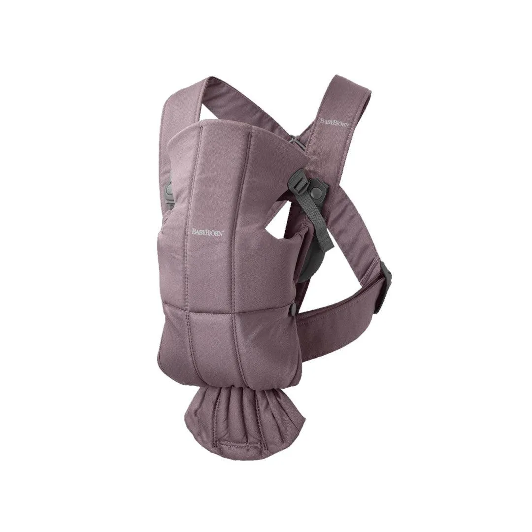BabyBjrn Mini Cotton Baby Carrier - Dark Purple