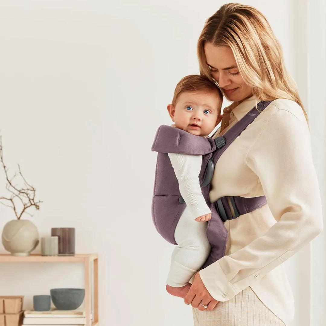 BabyBjrn Mini Cotton Baby Carrier - Dark Purple