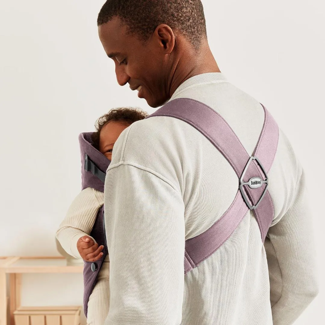 BabyBjrn Mini Cotton Baby Carrier - Dark Purple