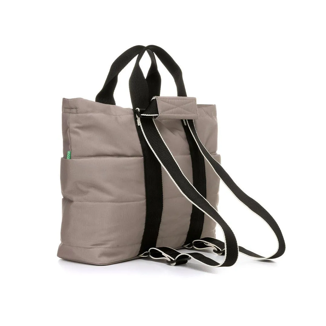 Babymel Sammi Eco Quilt Tote Bag - Taupe
