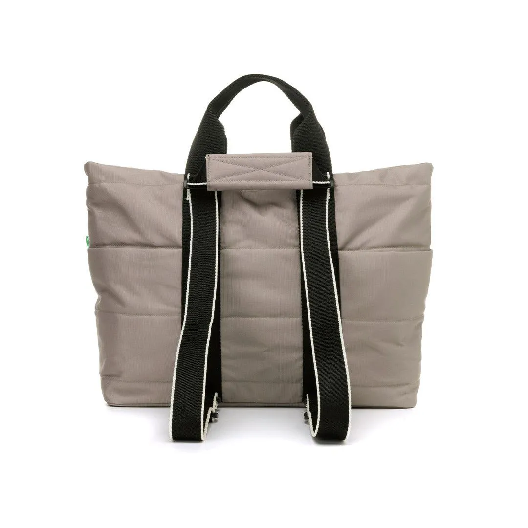 Babymel Sammi Eco Quilt Tote Bag - Taupe