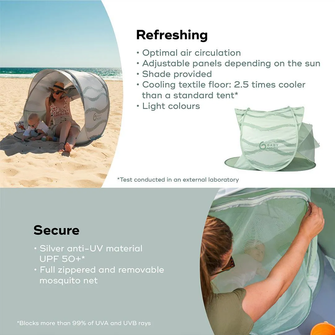 Babymoov Moov & Protect Anti UV Shelter - Green Lagoon
