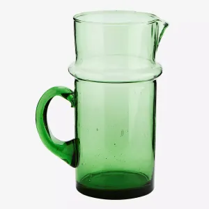 Beldi Glass Jug - Green