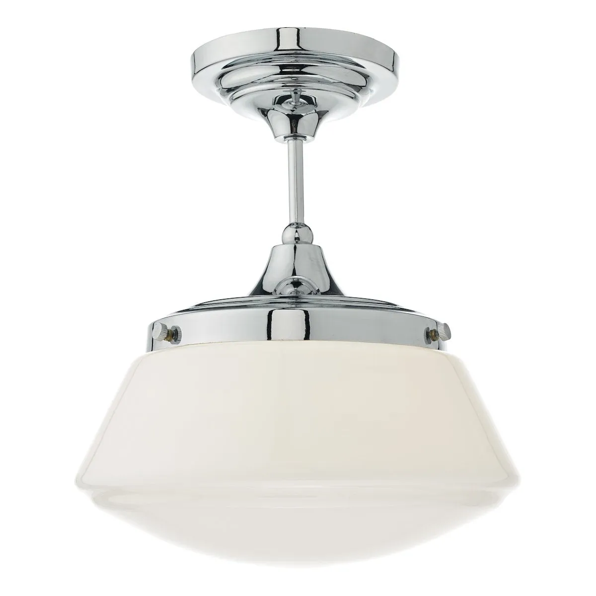 CAD0150 1 Light Semi Flush Light Polished Chrome