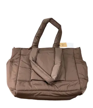 Calpak Diaper Tote Bag with Laptop Sleeve, Hazelnut