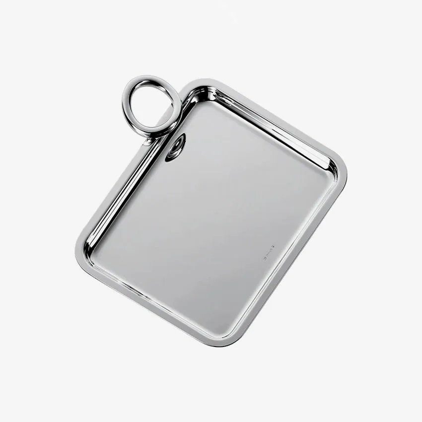 Christofle | Silver-Plated Vertigo Tray with One Handle