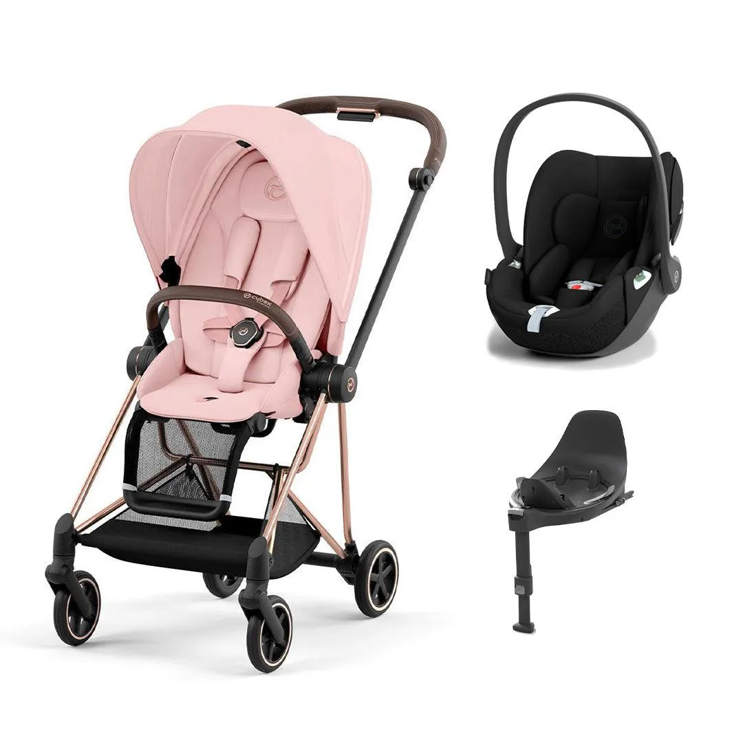 CYBEX Mios   Cloud T Travel System - Peach Pink